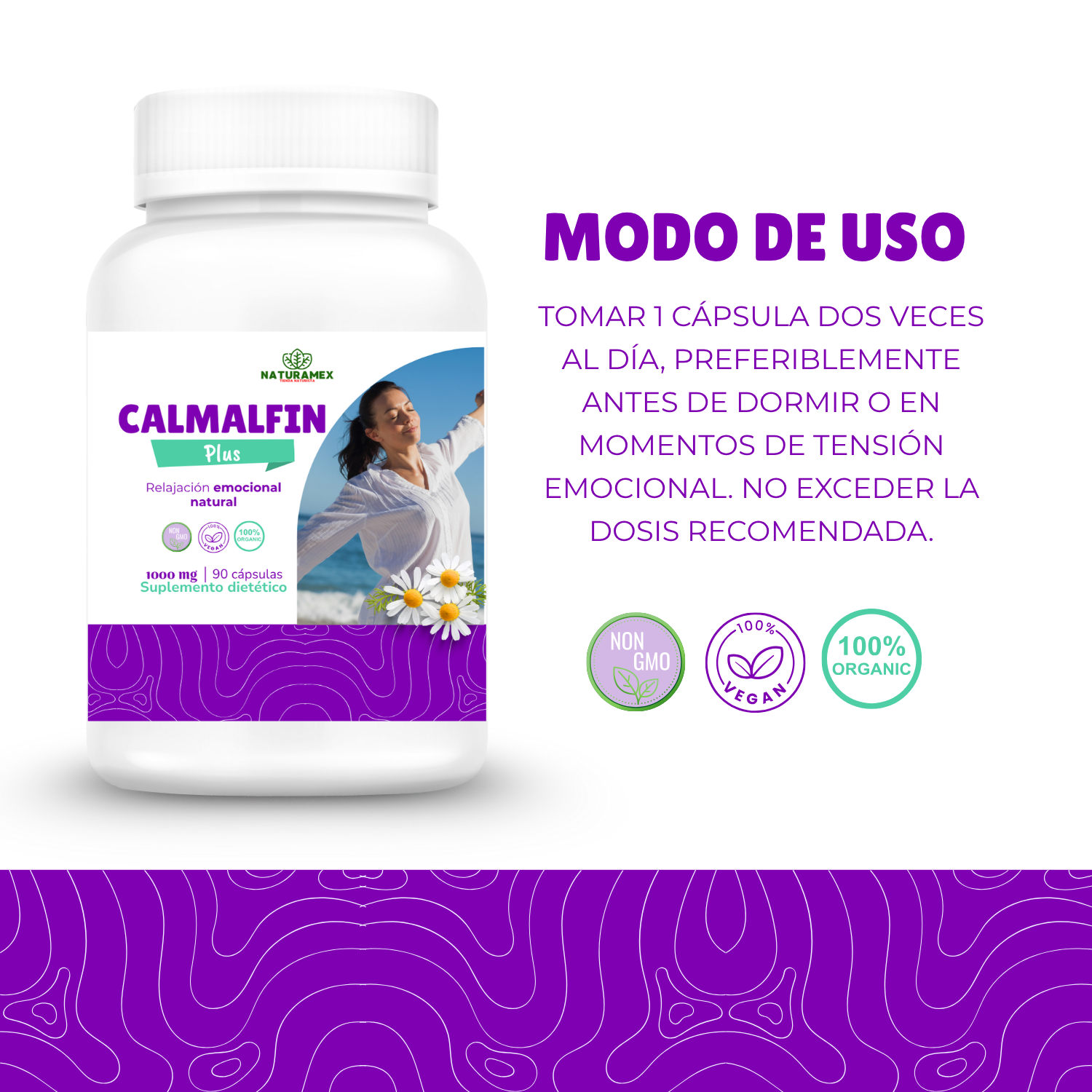 Calmalfin - 90 capsulas