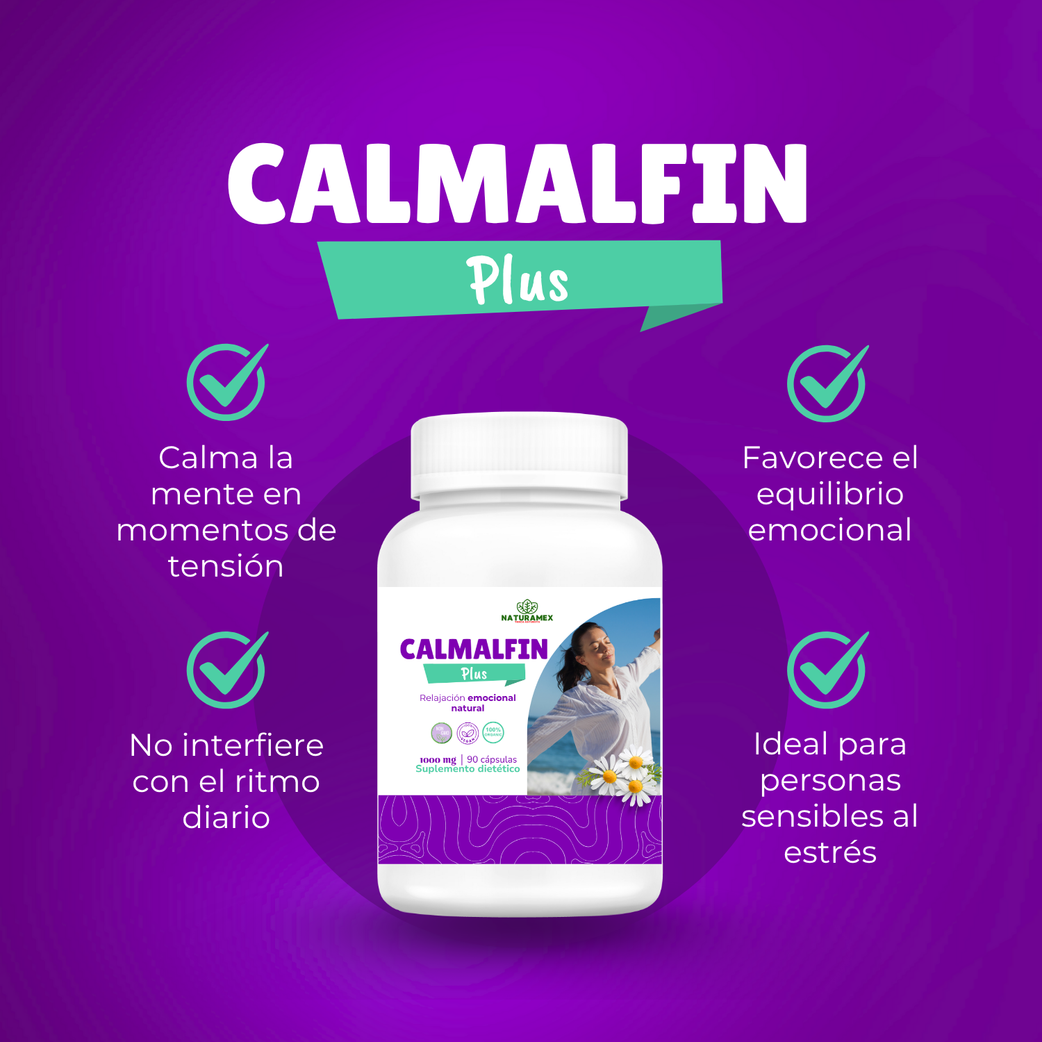 Calmalfin - 90 capsulas