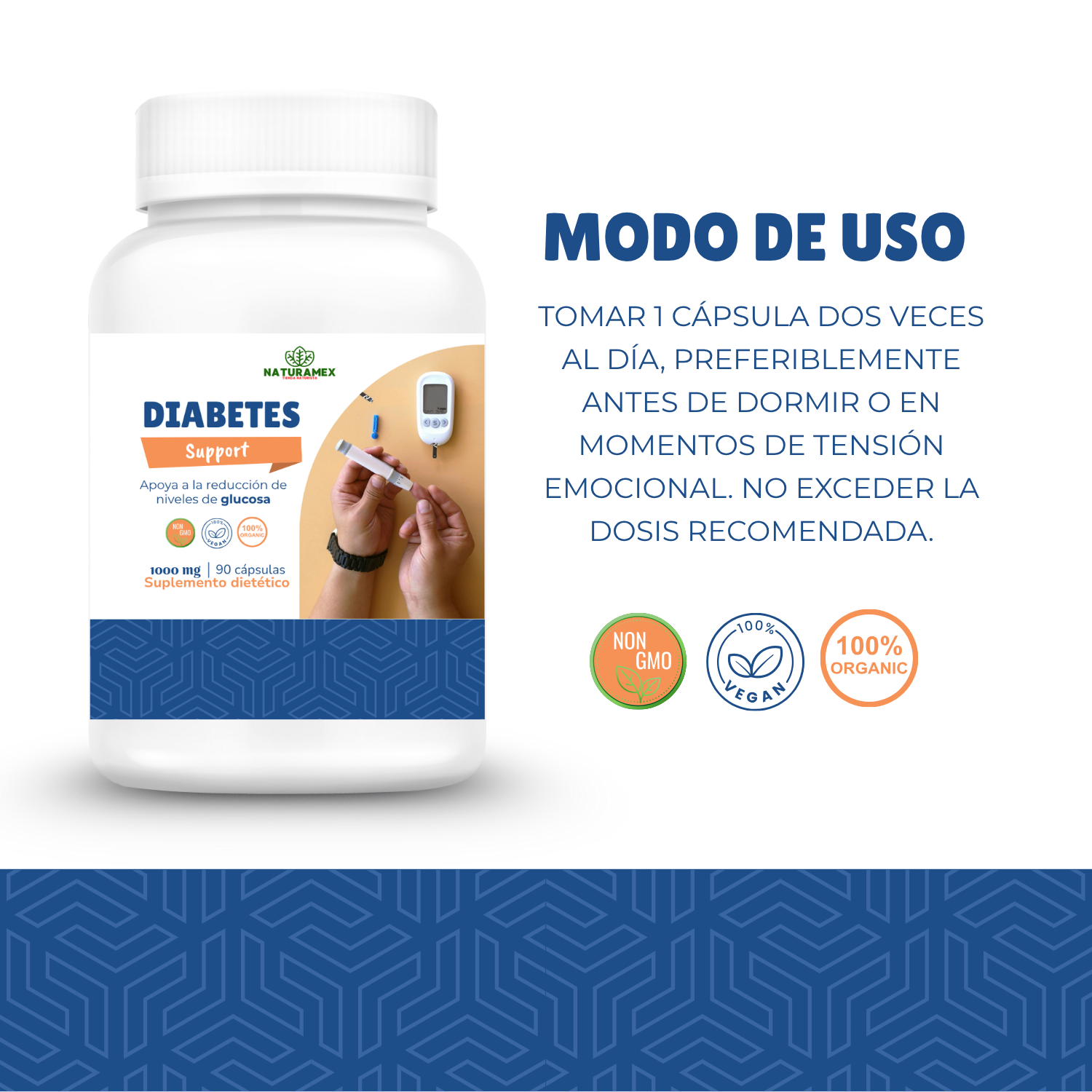 Diabetes Support 1 - 90 capsulas