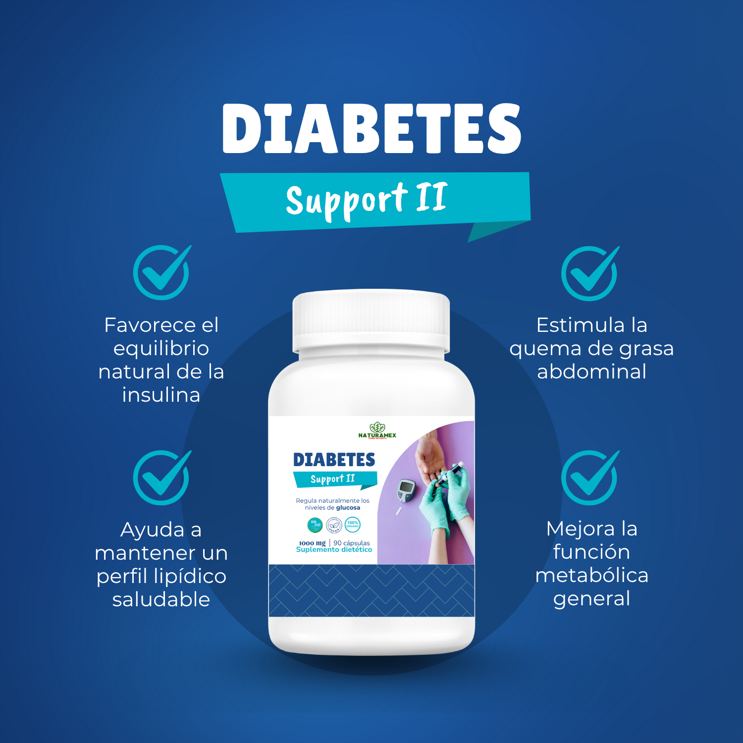 Diabetes Support 2 - 90 capsulas