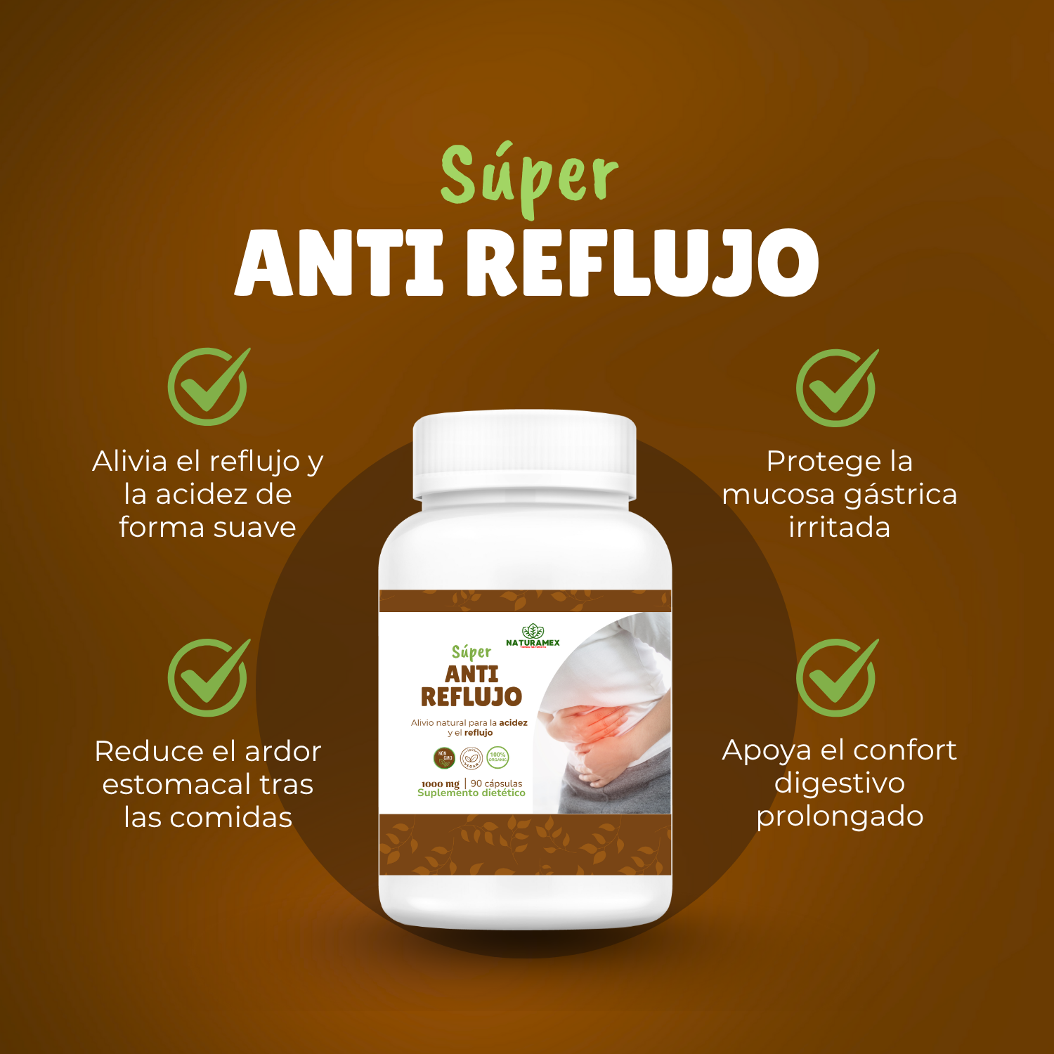 Super Anti Reflujo - 90 capsulas