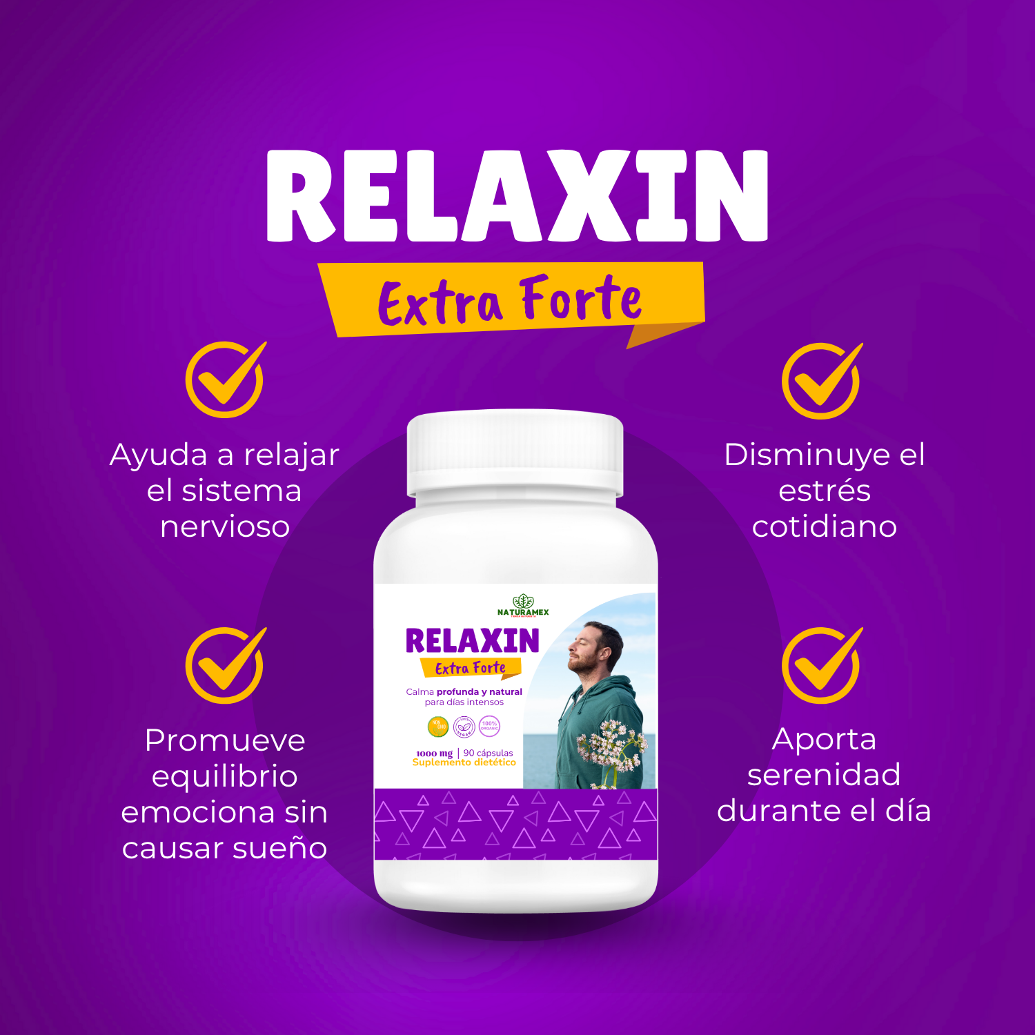 Relaxin extra forte - 90 capsulas