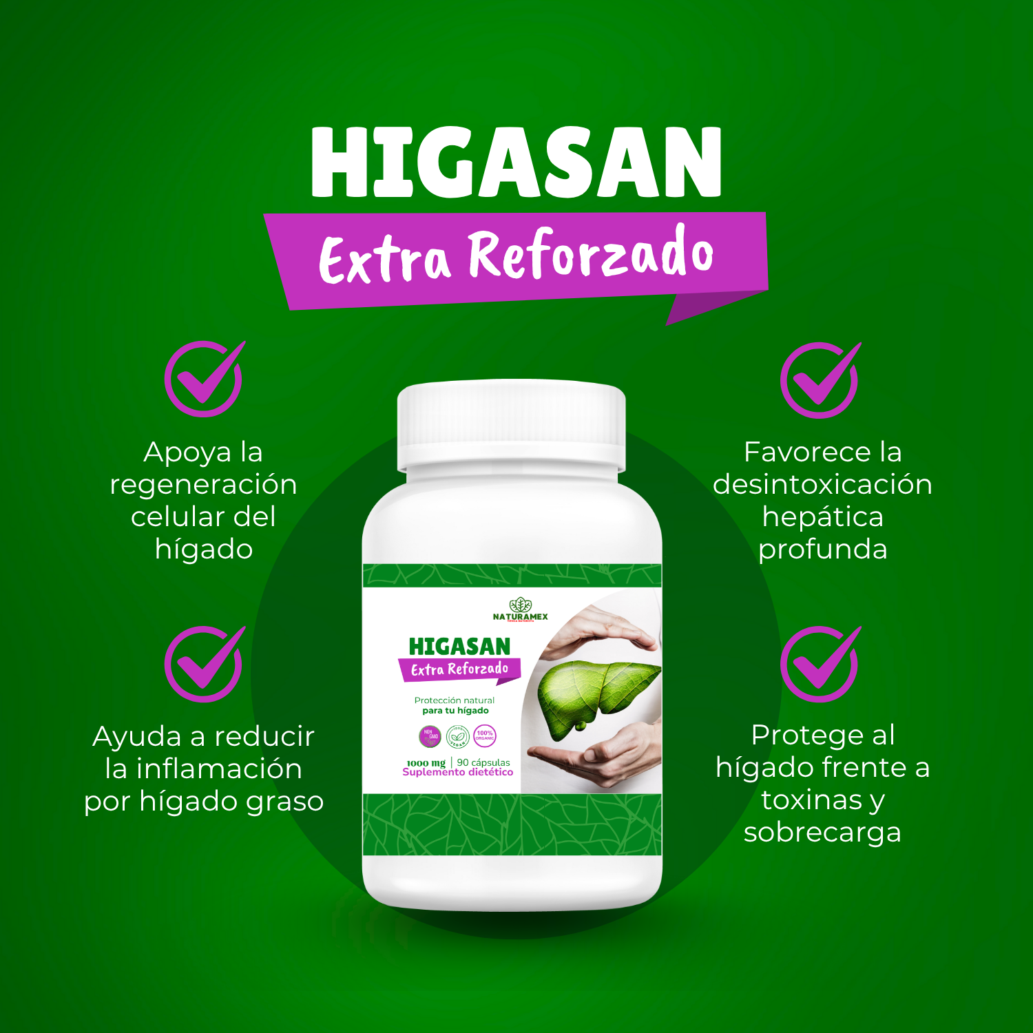 Higasan - 90 capsulas