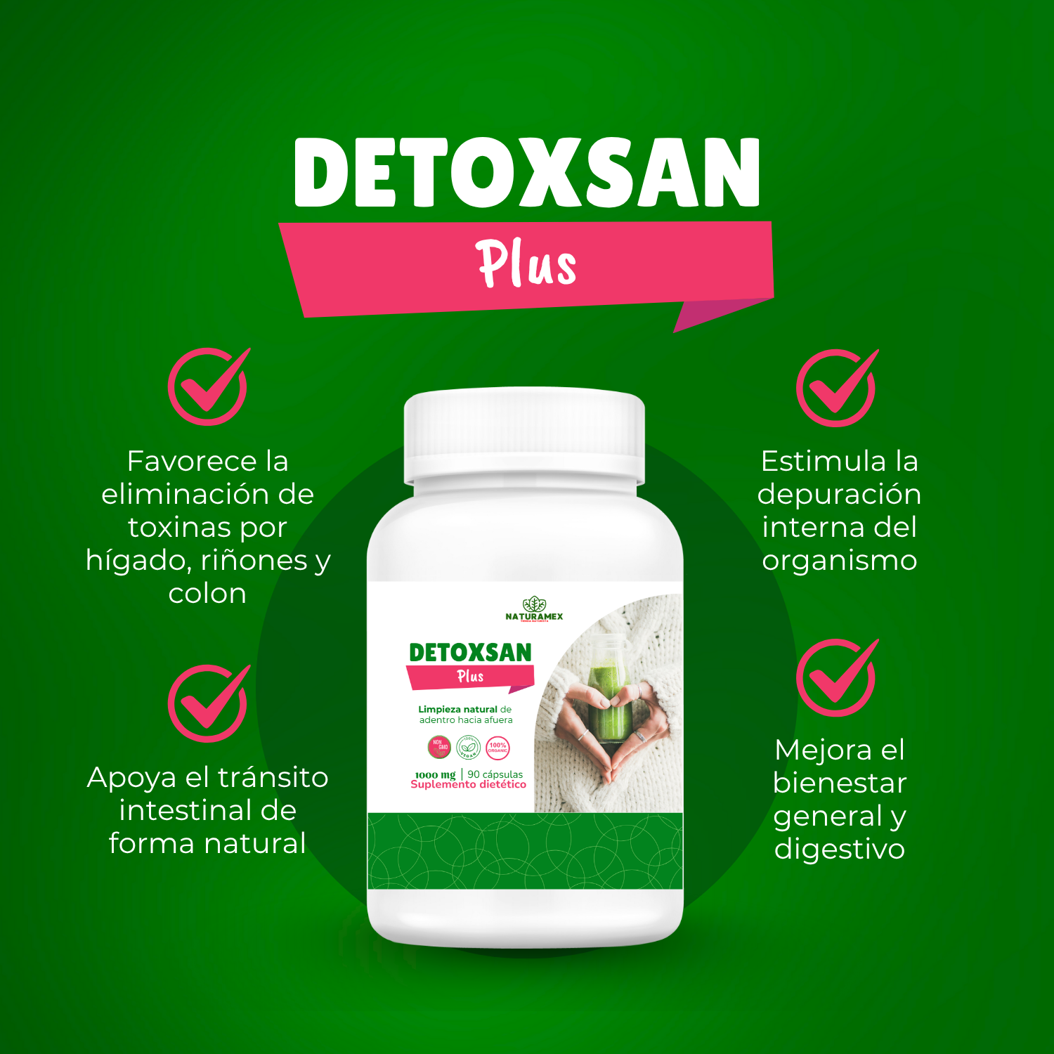 Detoxsan - 90 capsulas