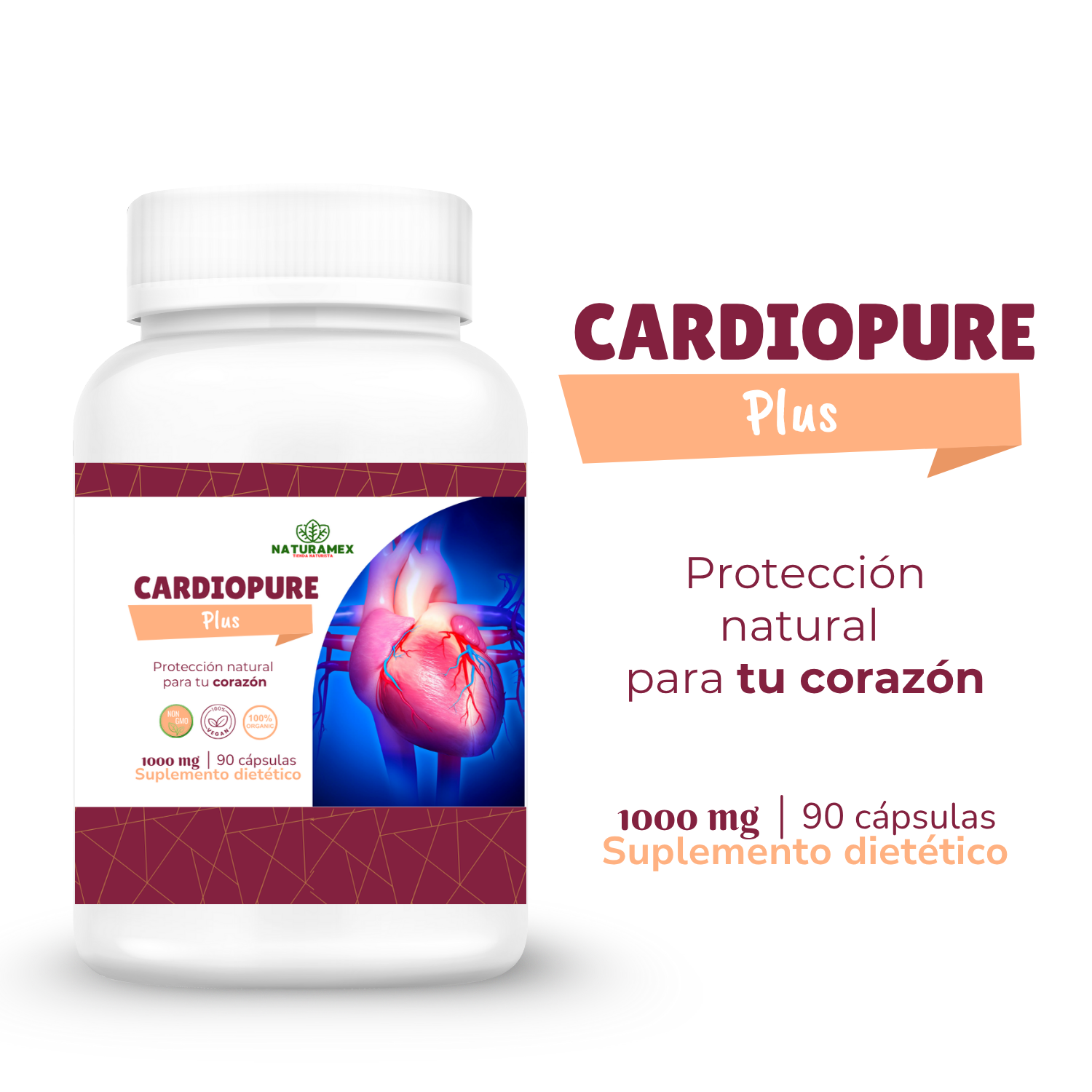 Cardiopure - 90 capsulas
