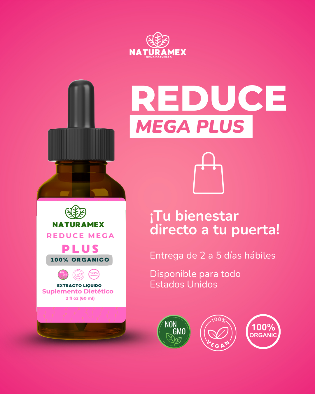 4x2 Reduce Plus 60 ml - Alcachofa, L-Carnitina, Hinojo